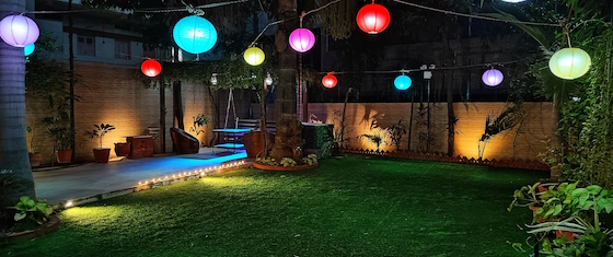 Festival Time Garden View