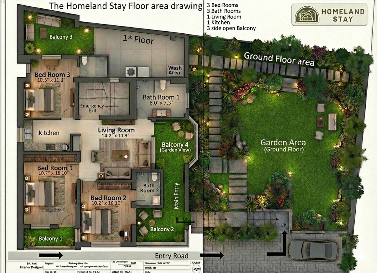 Homeland Stay First Floor Layout Plan Maninagar